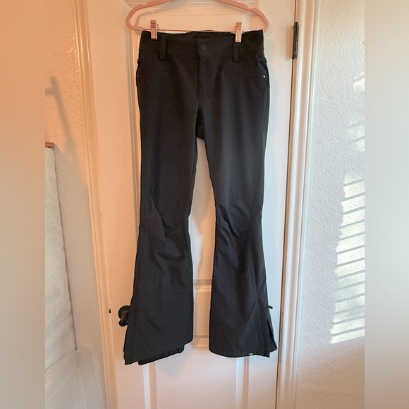 Pants - Black Snow/Ski pants, ROXY brand, small, pocket zippers, leg zippers, like new
